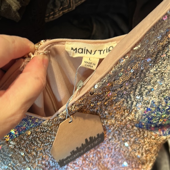 NWT sequin mini dress - Picture 2 of 3